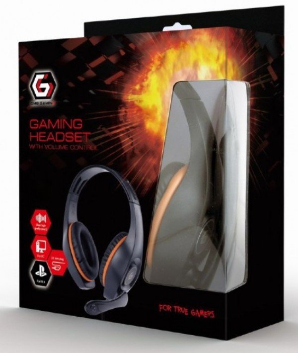 GHS-05-O Gembird Stereo gejmerske slusalice sa mikrofonom+volume kontrolom 3.5mm ORANGE - Slika 3