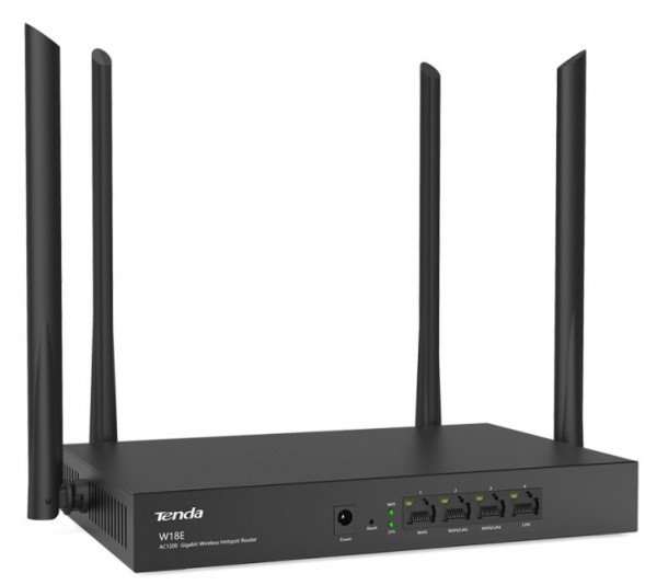 Tenda W18E AC1200 wireless dual band ruter 2.4+5GHz, 1W/3L, Gbit, 128mb, 4x5dBi 12v/1a 50users 300m2 - Slika 2