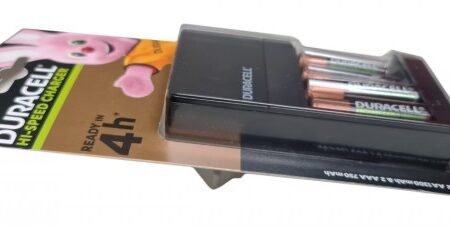 Duracell CEF14 PUNJAC + punjive baterije 2xAA NiMH 1300mAH+ 2xAAA 750mAh( Hi speed 4h, auto-OFF)