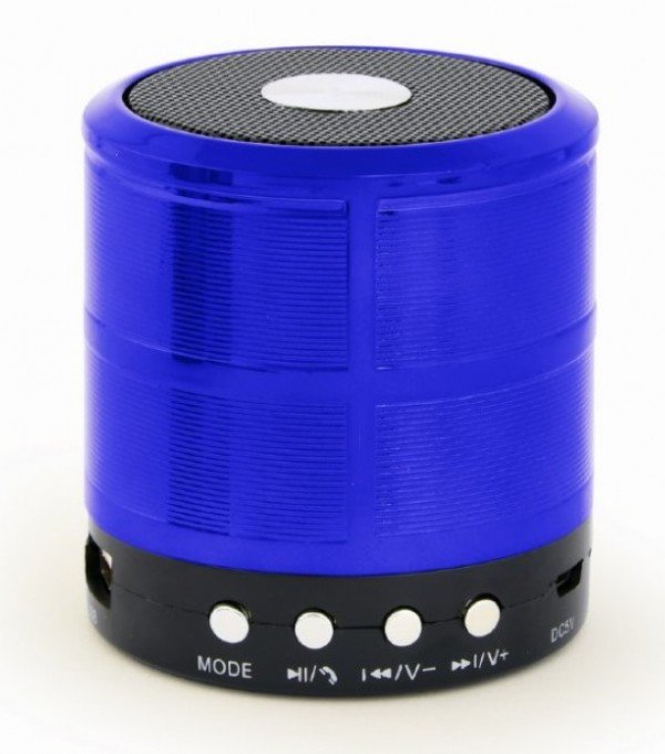 SPK-BT-08-B Gembird Portable Bluetooth speaker +handsfree 3W, FM, microSD, AUX, blue FO - Slika 2