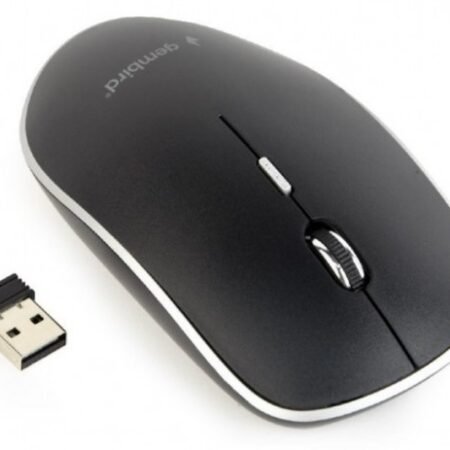 MUSW-4BS-01 Gembird Necujni bezicni mis 2,4GHz opticki USB 800-1600Dpi black 115mm