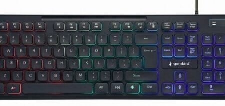 KB-UML-02 Gembird Rainbow multimedijalna tastatura sa pozadinskim osvetljenjem, US layout USB