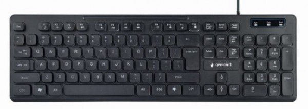 KB-UML-02 Gembird Rainbow multimedijalna tastatura sa pozadinskim osvetljenjem, US layout USB - Slika 3