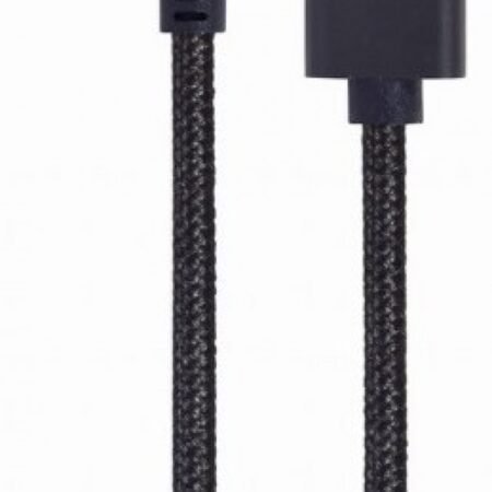CC-USB2-AMLML-0.2M Gembird pod uglom USB 8-pin kabl za punjenje i prenos podataka, 0.2 m, black