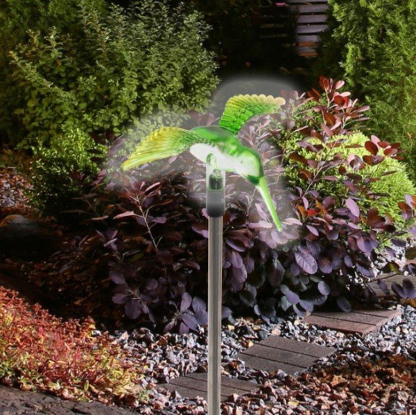 Solarna bastenska lampa - kolibri MX618K, Ni-MH akumulator 1.2V - 600 mAh, 500mm (visina)