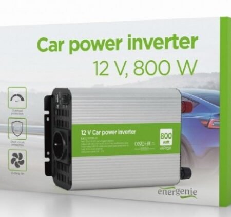 EG-PWC800-01 Gembird 12V Auto inverter DC/AC 800W+USB port