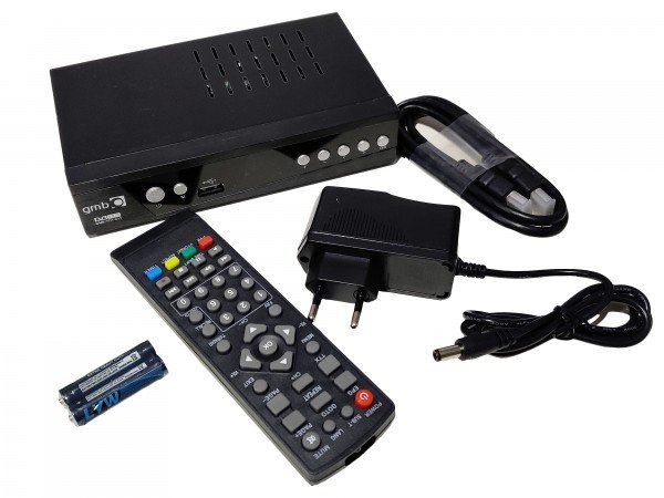 GMB-TDT-033 ** DVB-T2/C SET TOP BOX USB/HDMI/Scart/RF-out, PVR, Full HD,H264, hdmi-kabl (1180)