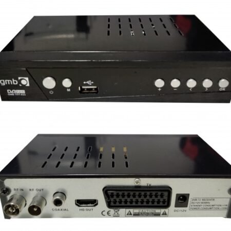 GMB-TDT-033 ** DVB-T2/C SET TOP BOX USB/HDMI/Scart/RF-out, PVR, Full HD,H264, hdmi-kabl (1254)
