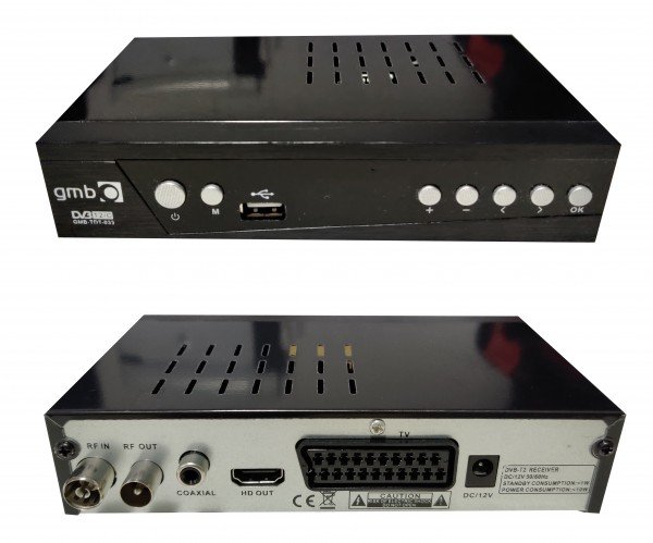 GMB-TDT-033 ** DVB-T2/C SET TOP BOX USB/HDMI/Scart/RF-out, PVR, Full HD,H264, hdmi-kabl (1180) - Slika 4