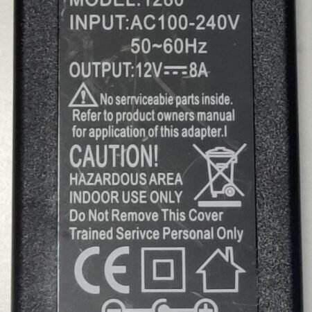 NPA-AC49 ** Gembird punjac 12v/8A 96W, 1m kabl sa uzemljenjem, Coper napajanje, DC 5.5x2.1mm CE(799)
