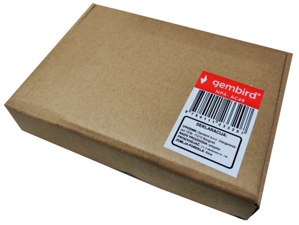 NPA-AC49 ** Gembird punjac 12v/8A 96W, 1m kabl sa uzemljenjem, Coper napajanje, DC 5.5x2.1mm CE(799)