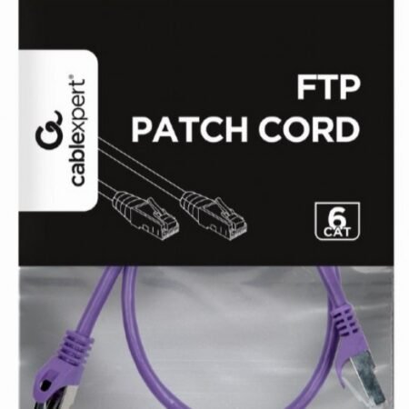PP6-0.5M/V Gembird Mrezni kabl, CAT6 FTP Patch cord 0.5m purple