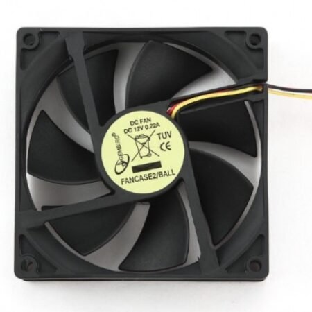 FANCASE2/BALL Gembird ventilator za kuciste ball bearing 90x90x25mm, 3 PIN-a