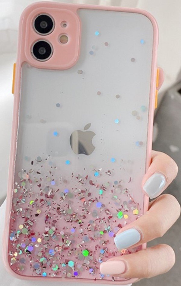 MCTK6-SAMSUNG S20 Fe * Furtrola 3D Sparkling star silicone Pink (89) - Slika 2