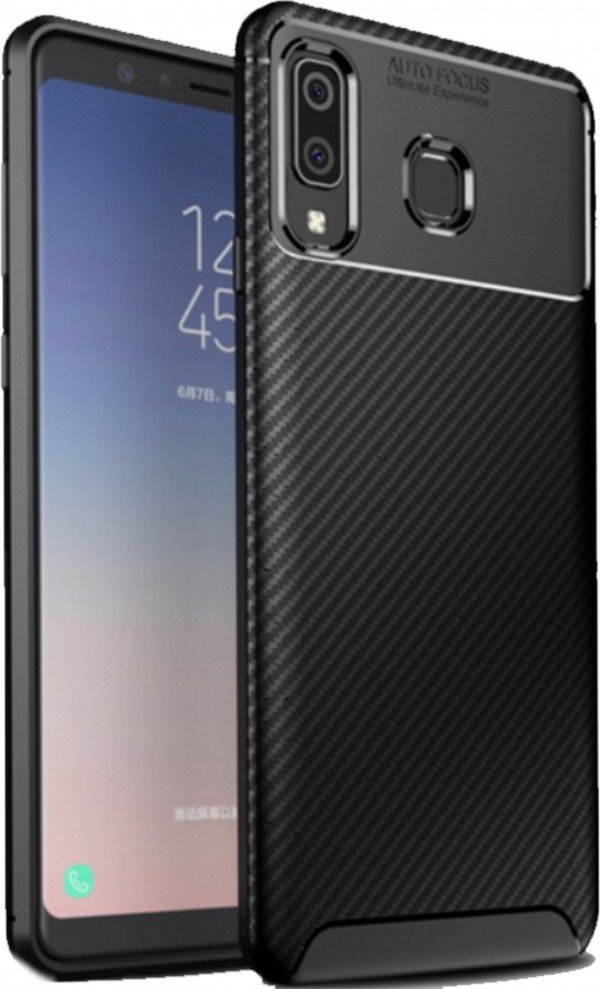 MCTK74-IPHONE 11 * Futrola Carbon Fiber Silicone Black (279.) - Slika 3