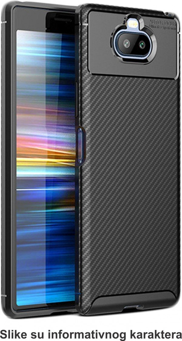 MCTK74-XIAOMI Redmi Note 10 5g * Futrola Carbon Fiber Silicone Black (139)