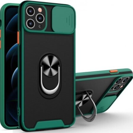 MCTR8-IPHONE 13 Pro Max * Futrola Magnetic Defender Silicone Dark Green (239)