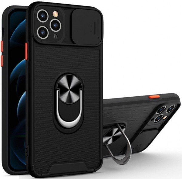 MCTR8-IPHONE 12 * Futrola Magnetic Defender Silicone Black (239) - Slika 2