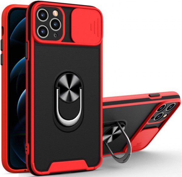 MCTR8-XIAOMI Redmi Note 9 Pro * Futrola Magnetic Defender Silicone Red (149) - Slika 2