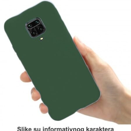 MCTK4-XIAOMI Redmi Note 10 5g * Futrola UTC Ultra Tanki Color silicone Dark Green (59)