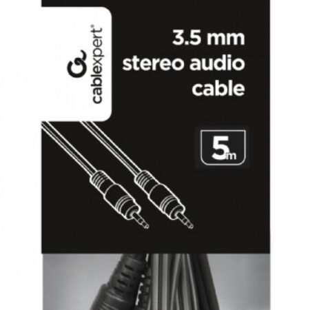 CCA-404-5M Gembird 3.5mm stereo plug to 3.5mm stereo plug audio AUX kabl 5m