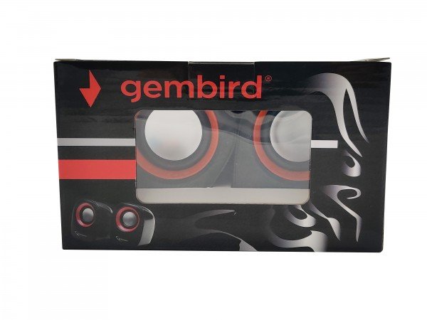 SPK-107 ** Gembird Stereo zvucnici Orange/Black, 2 x 3W RMS USB pwr, 3.5mm kutija sa prozorom (379) - Slika 4