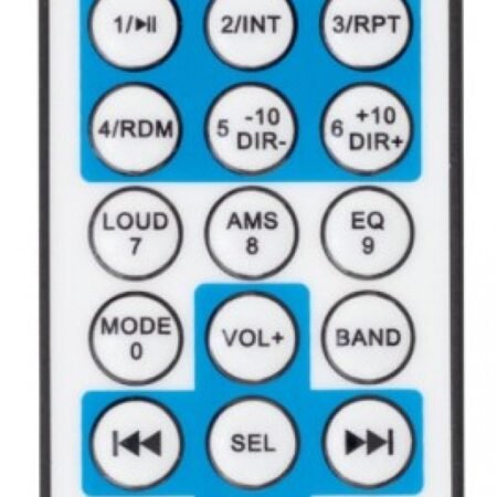 Auto radio SAL VBT1100/RD Red FM, USB, SD, 3,5mm, Bluetooth, 4x45W + daljinski