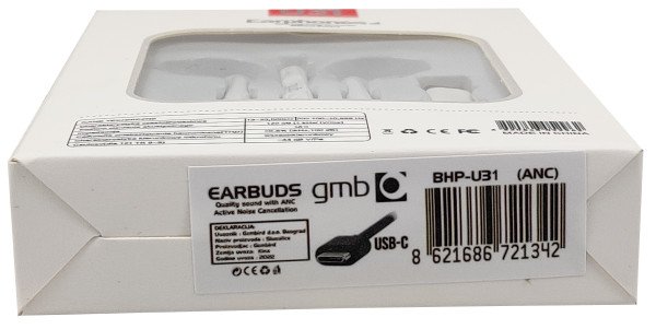 BHP-U31 * Gembird MP3 slusalice sa mikrofonom + volume kontrol (1xType-C) ANC (299) - Slika 3