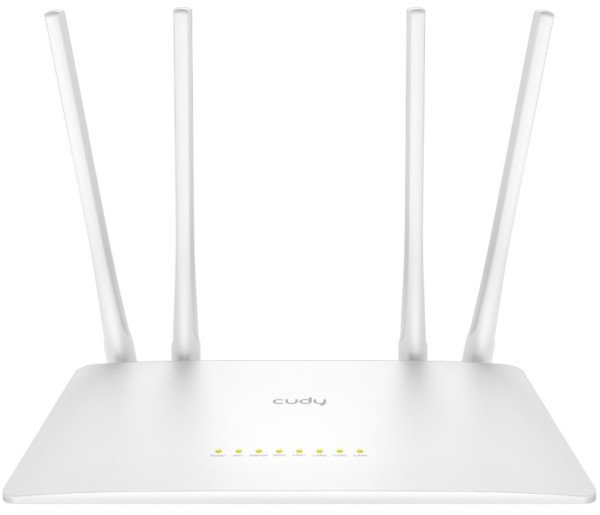 Cudy WR1200 AC1200 Dual Band 2.4+5Ghz Wi-Fi Ruter 1W/4LAN 10/100Mbps, 4x5dBi GUEST/WPS/DDNS - Slika 3