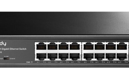 Cudy GS1016 16-Port 10/100/1000M Switch,16x Gbit RJ45 port, rackmount (Alt. PFS3016-16G)