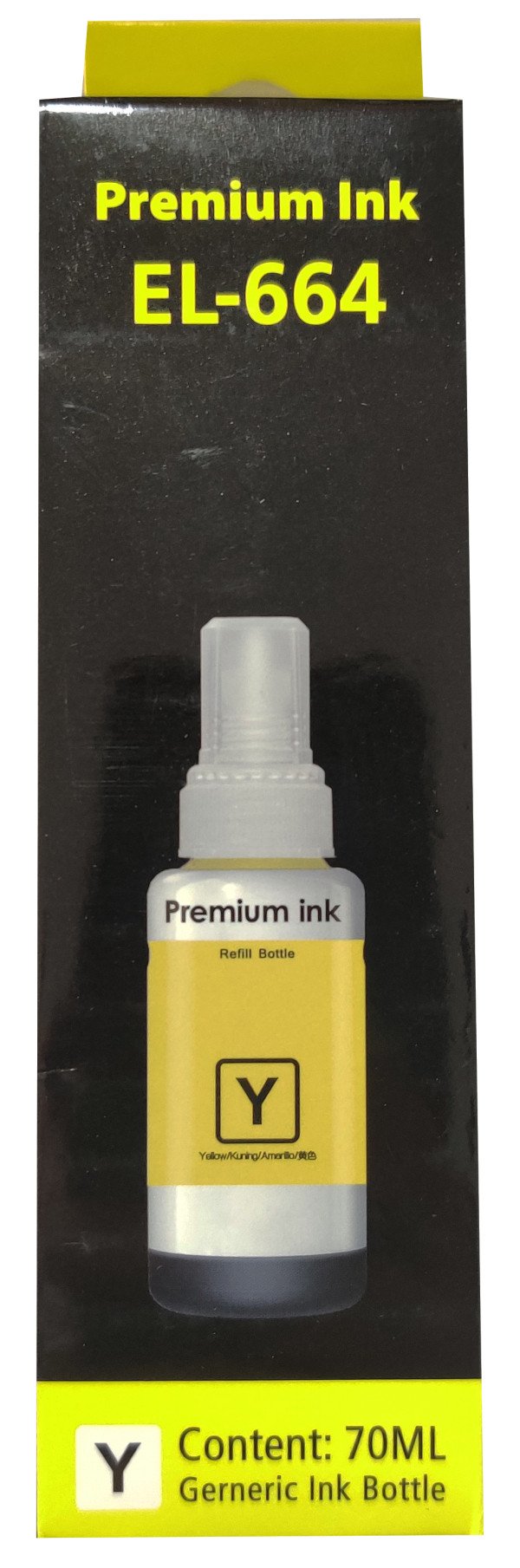 INKJET T6644 Y Dopuna zuta boja bocica sadrži 70 ml mastila za Epson EPIJY6644SC - Slika 3