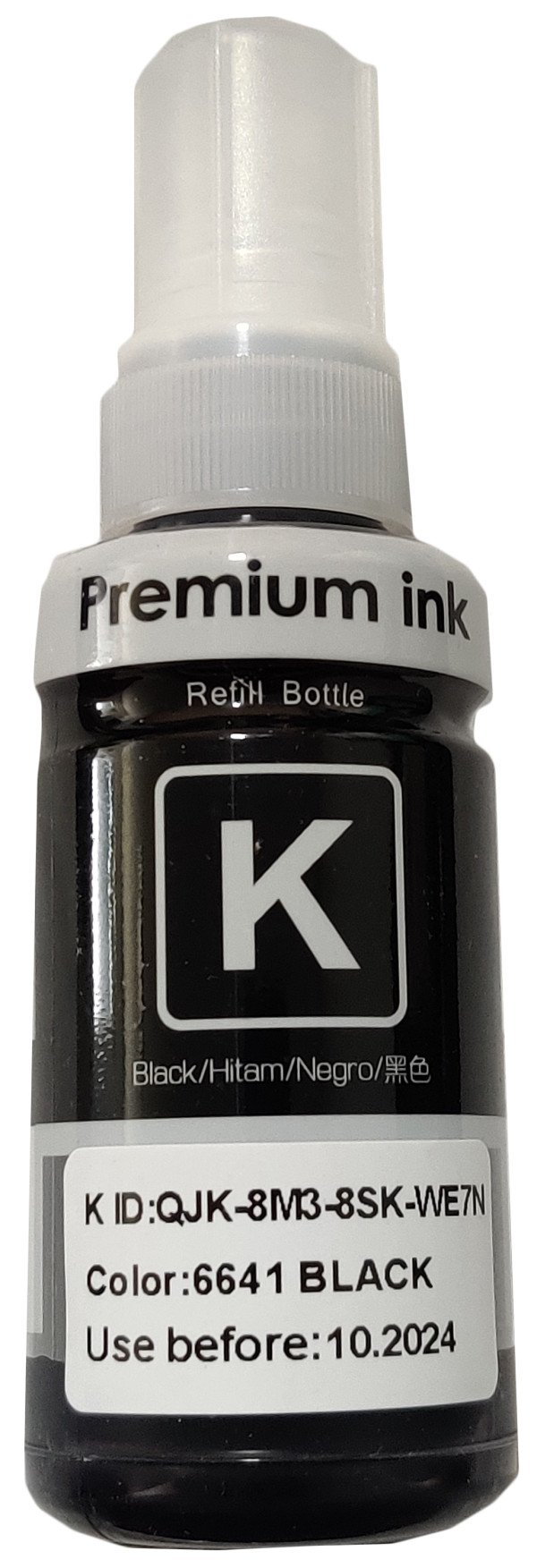 INKJET T6641 K Dopuna crna boja bocica sadrži 70 ml mastila za Epson EPIJ6641SC - Slika 2