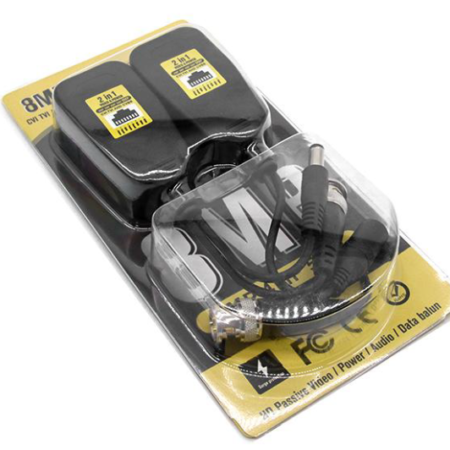 BALUN-DF308 Gembird 8 megapiksela rj 45 balun do 300m od 12-48v