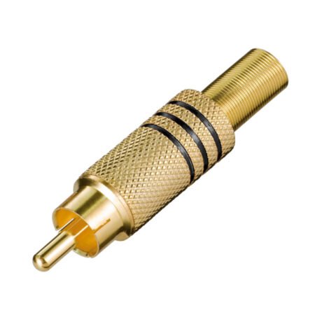 RCA utikac RCA11G Metalni, pozlaæeni RCA utikaè