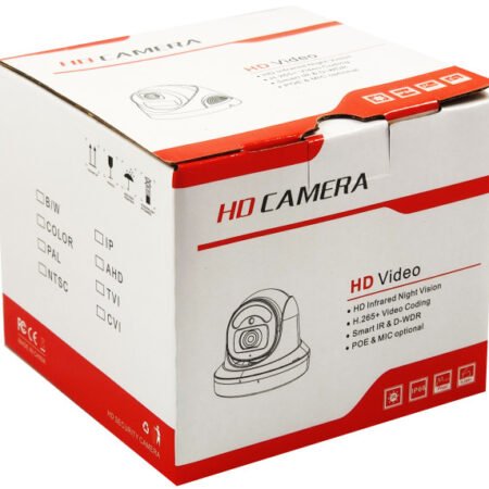 CAM-AHD2MP-DHM20 GMB DOME kamera 2 mpix AUDIO B/W 20M 2.8 mm 4 In 1, AHD/TVI/CVI/CVBS fo