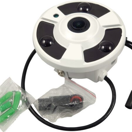 CAM-IP8MP-SKY30 GMB kamera 8 mpix Fish ip camera 360 stepeni 1.8mm 20m, POE