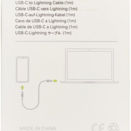 CCP-AMCM-AMLM-1.0M ** Gembird 20W PD kabl USB-C na Lightening 8-pin, USB 3.0, 1m, white (167)