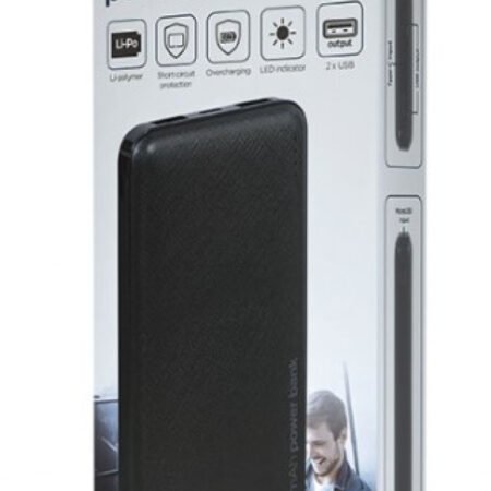 PB10-02 Gembird power bank 10000mAh 2xUSB, LED