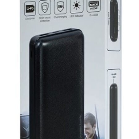 PB20-02 Gembird Power bank 20000mAh 2xUSB, LED