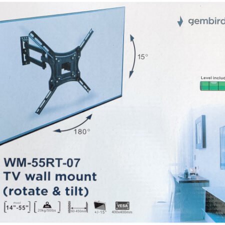 WM-55RT-07 ** Gembird rotate/tilt VESA max. 40x40cm 14-55 max.20kg (737)