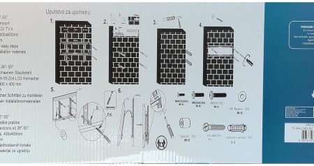 WM-55F-05 ** Gembird fixni VESA max. 40-40cm 18-46 max.50kg (319)