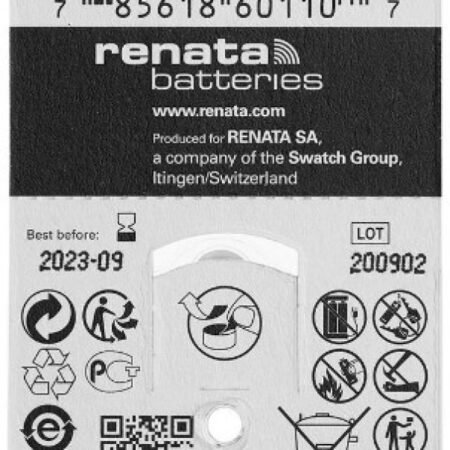 Renata baterija ZA10 1,45V Zink-Air baterija za SLUSNI APARAT, Pakovanje 6kom
