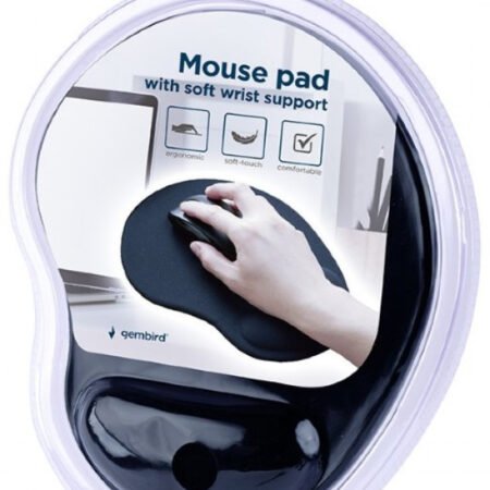 MP-ERGO-01 Gembird podloga za misa sa osloncem za zglob od pene 240x200mm Black A