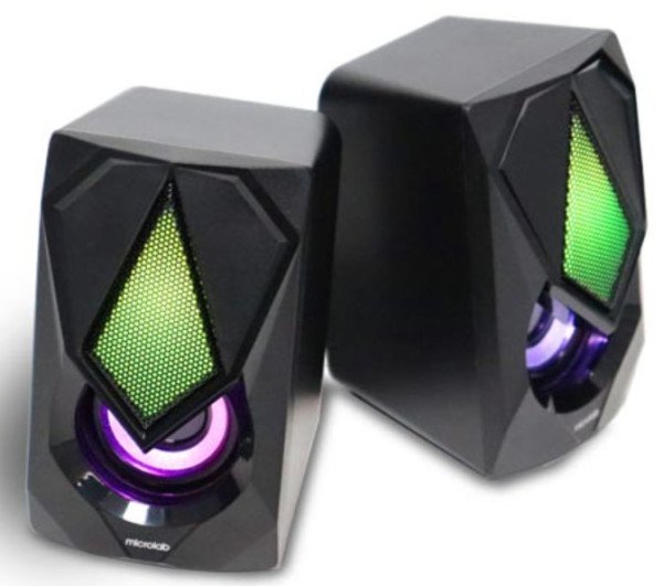 Microlab B25 Stereo zvucnici black, 6W RMS (2 x 3W), USB power, 3,5mm RGB - Slika 4