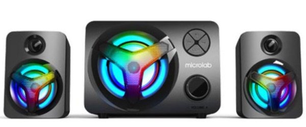 Microlab U210 Aktivni zvucnici 2.1 11W (5W, 2x3W) 3,5mm, SD, FM radio, Bluetooth - Slika 2