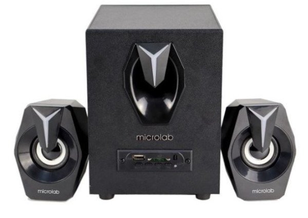 Microlab G100BT Aktivni zvucnici 2.1 11W (5W,2x3W) 3,5mm, SD, USB, FM, Bluetooth, daljinski, LED - Slika 2