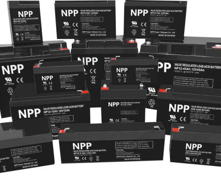 NPP NP12V-4.5Ah, AGM BATTERY, C20=4.5AH, T1, 90x70x101x107, 1,5KG, BLACK