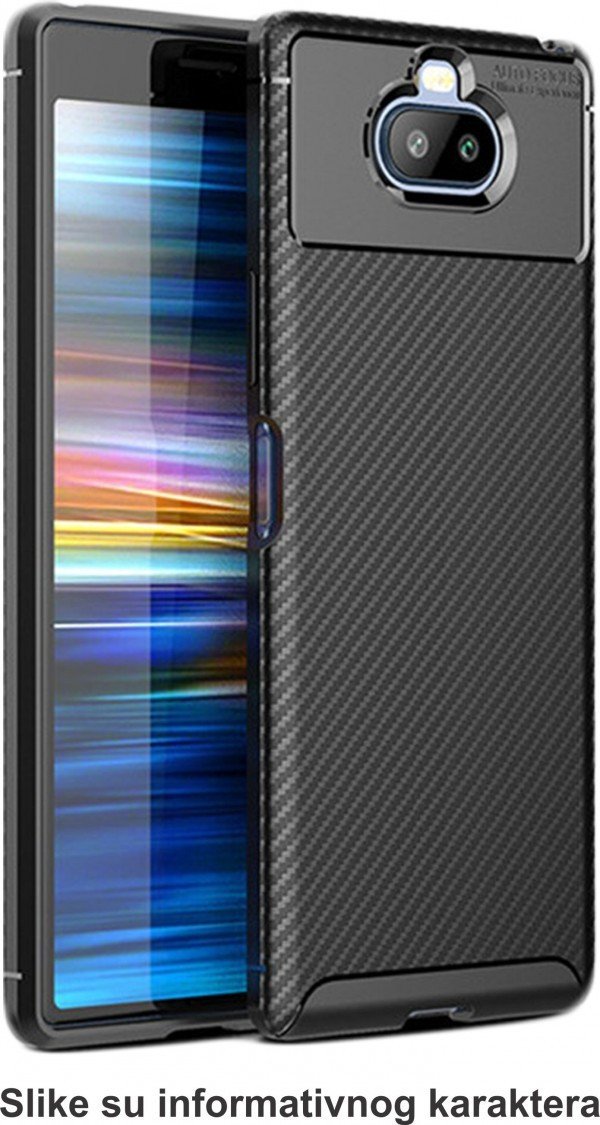 MCTK74-SAMSUNG S22 Ultra* Futrola Carbon Fiber Silicone Black (279.) - Slika 3
