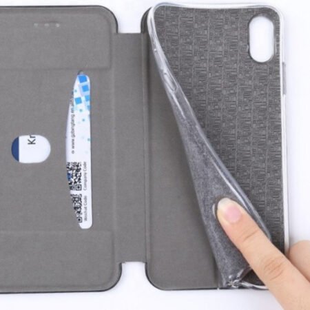 MCLF11-XIAOMI Redmi 10C * Futrola Leather FLIP Black (289)