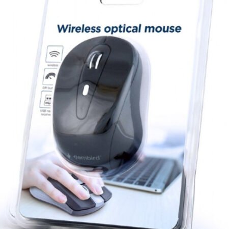 MUSW-6B-01 ** Gembird Bezicni mis 2,4GHz opticki USB 800-1600Dpi black 95mm (339)